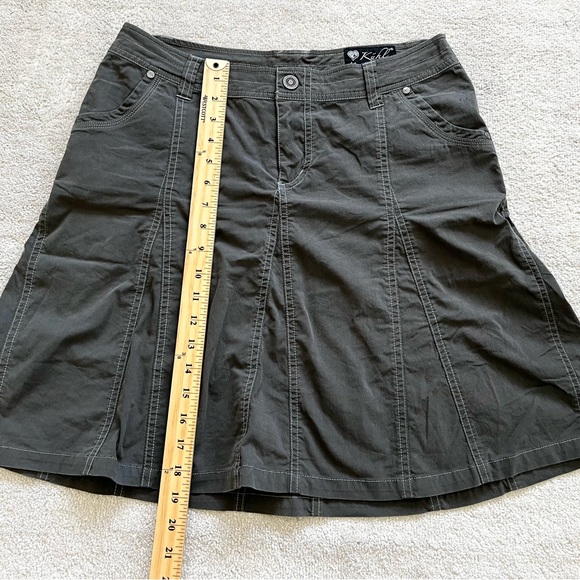 ✅✔️KUHL Splash Skirt Canvas Stretch Pleated Active Skirt Size 6 Stylish Sporty - Picture 7 of 8